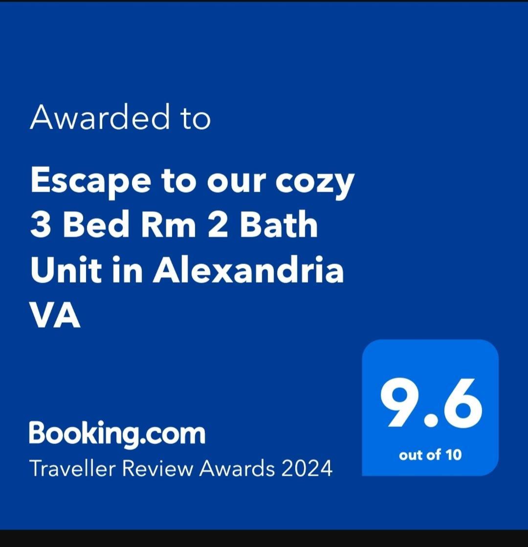 Escape To Our Cozy 3 Bed Rm 2 Bath Unit In Alexandria Va Villa Ngoại thất bức ảnh